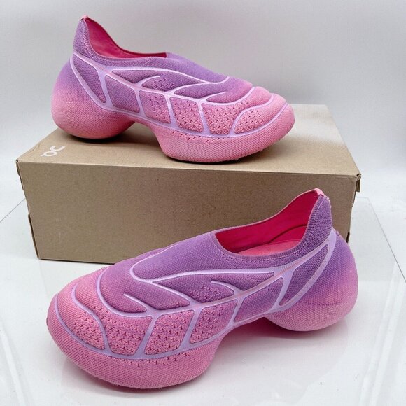 $995 Givenchy TK-360 Womens Sneakers Purple Pink Low Top Knit in Mesh EU 37 US 7